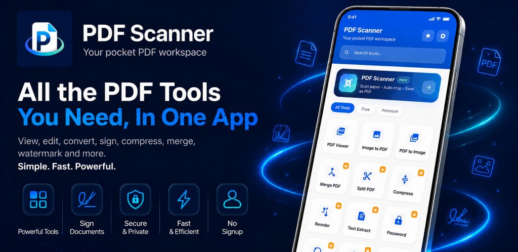 PDF Scanner — all the PDF tools you need in one app